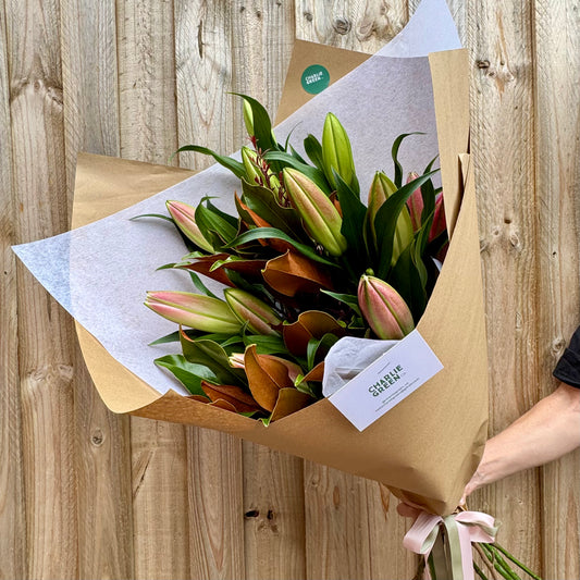 Lilies + foliage